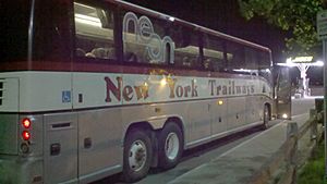 New York Trailways bus