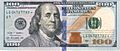 Obverse of the series 2009 $100 Federal Reserve Note
