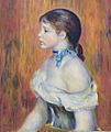 Pierre-Auguste Renoir - Jeune fille au ruban bleu