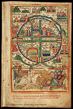 Plan of Jerusalem, 12th Century. ca. 1200