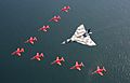 Red Arrows Farewell to Vulcan MOD 45159089