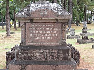 Richard Ash Kingsford's grave