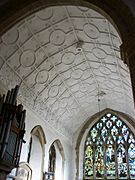 St Margaret, Buxted, chancel ceiling