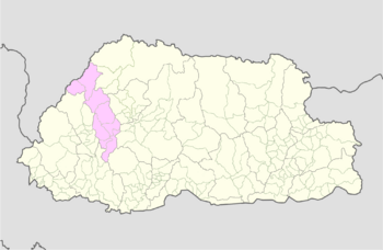 Thimphu Bhutan location map