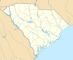 Location of Parr Reservoir in South Carolina, USA.