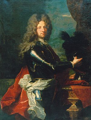 1711 Portrait of Marc de Beauvau, "Prince of Craon" (1679-1754) by Hyacinthe Rigaud (Musée Lorrain).jpg