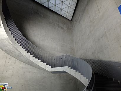 Akita Museum of Art, stairs