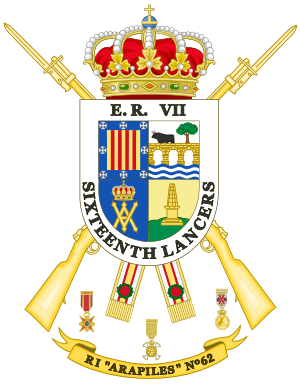 Coat of Arms of the 62nd Infantry Regiment Arapiles