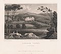 Copper-plate engraving of Fingask Castle, Perthshire. Engraved by John Greig after Henry Gastineau. c. 1830