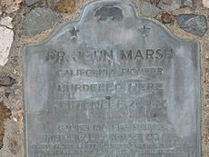 John Marsh Murder Site Marker 1