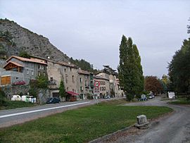 A view of the village of Lettret
