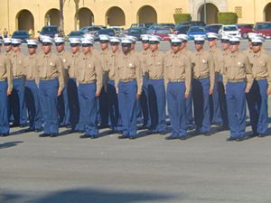 Marine Corpsmen on "parade", San Diego, CA DSCN0191