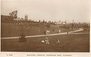 Municipal Gardens Aldershot 1905