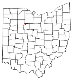 Location of Carey, Ohio