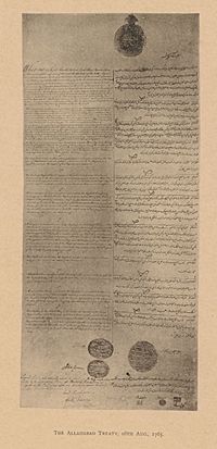 The Treaty of Allahabad, August 16, 1765