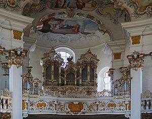 Wieskirche.- Pipe organs (Bavière)