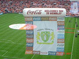 Yeovil Flag at Wembley