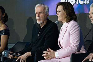 Avatar The Way of Water Tokyo Press Conference James Cameron & Sigourney Weaver (52563503708)