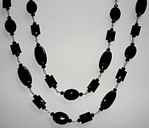 Black Onyx Necklace 12