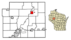 Location of Cornell in Chippewa County, Wisconsin.