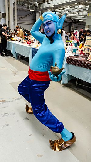 Cosplayer of the Genie, Aladdin at BIO5 20180505