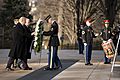 Donald Trump and Mike Pence wreath laying ceremony 01-19-17