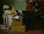 Joseph Roques - La mort de Marat - 1793