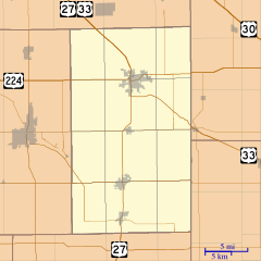 Magley, Indiana is located in Adams County, Indiana