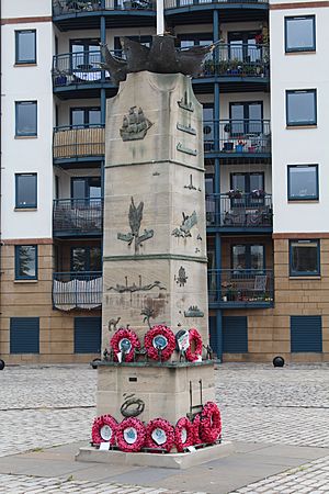 Monument Marine Marchande Écossaise Leith Édimbourg 3