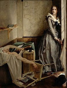 Paul Baudry - Charlotte Corday - c 1860 - Nantes Museum of Art