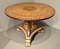 Pedestal Table, c. 1810, England, mahogany with ebony and metal inlays, gilt bronze - Art Institute of Chicago - DSC09906