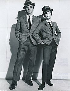 Peter Falk and Natalie Wood in 'Penelope', 1966