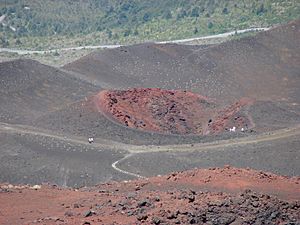 Red Crater at Osorno Volcano 11 Feb 2010
