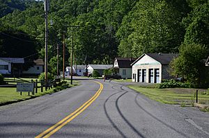 County Route 33 in Rhodell