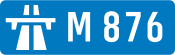 M876 motorway shield