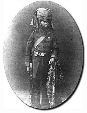 27th Bombay Native Inf 1865. L-Naik Wazir Khan