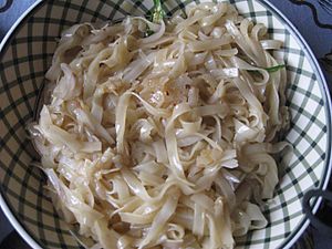 A bawl of rice noodles
