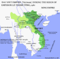 Bản đồ Việt Nam dưới thời vua Lê Thánh Tông, vương triều Lê Sơ năm 1480