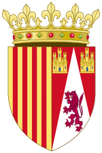 Coat of Arms of Juana Enríquez, Queen of Aragon