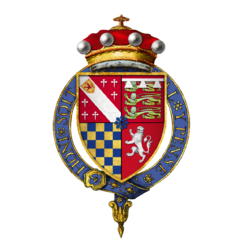 Coat of arms of Sir William Howard, 1st Baron Howard of Effingham, KG