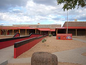 Española Valley High School entrance New Mexico
