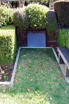 George C. Scott grave at Westwood Village Memorial Park Cemetery in Brentwood, California