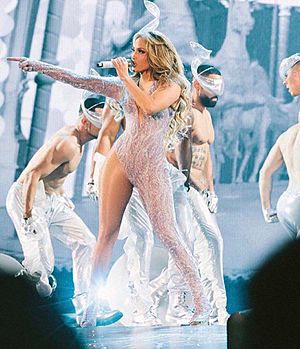 Jennifer Lopez Live during Its my party tour