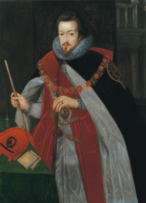 John de Critz Robert Cecil Earl of Salisbury c 1608