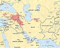 Kurdish-inhabited areas of the Middle East and the Soviet Union in 1986