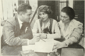 Marshall Neilan, Mary Pickford, and Frances Marion