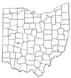 Location of Tremont City, Ohio