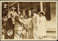 Photograph of Jim Thorpe with Admirers - NARA - 595392