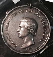 Pierce Indian Peace Medal