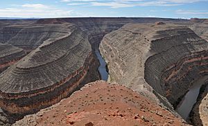 San juan river entrenched meanders